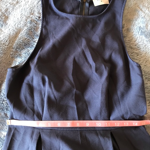 Navy Blue Everly A-Line Dress - Picture 3 of 7